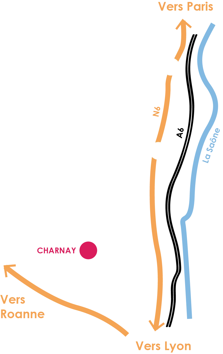 Plan d'accès au festival LVM